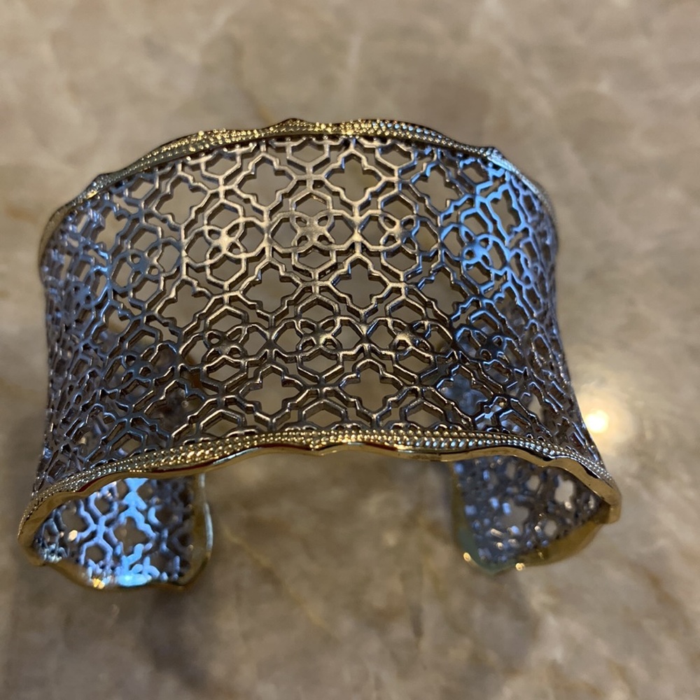 Kendra Scott Silver Filigree Cuff Bracelet - Picture 4 of 4